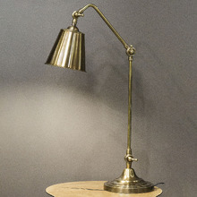 Cuba Brass Adjustable Desk Lamp